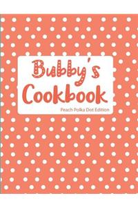 Bubby's Cookbook Peach Polka Dot Edition