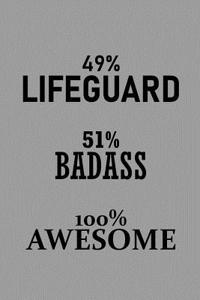 49% Lifeguard 51% Badass 100% Awesome