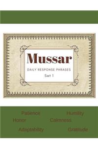 Mussar Daily Response Phrases - Set 1