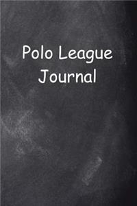 Polo League Journal Chalkboard Design