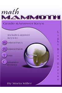 Math Mammoth Grade 4 Answer Keys