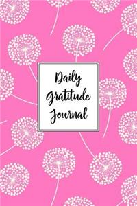 Gratitude Journal Dandelions Pattern 7