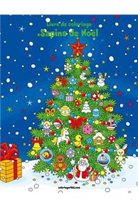 Livre de coloriage Sapins de Noël 1