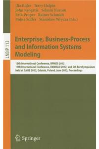 Enterprise, Business-Process and Information Systems Modeling