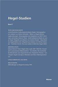 Hegel-Studien / Hegel-Studien Band 7 (1972)