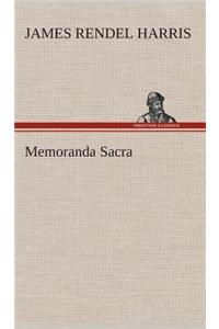 Memoranda Sacra