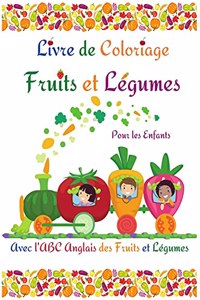 Livre de Coloriage Fruits et Légumes