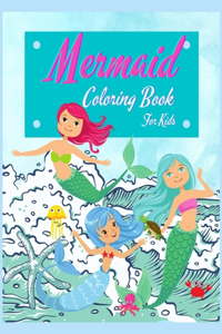 Mermaid Coloring Book For Kids