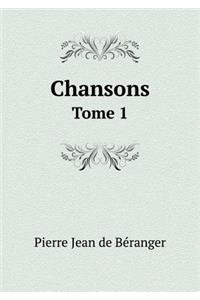 Chansons Tome 1