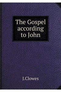 The Gospel According to John