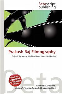 Prakash Raj Filmography