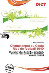 Championnat Du Costa Rica de Football 1940