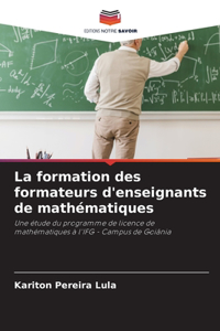 formation des formateurs d'enseignants de mathématiques