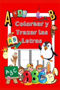 Colorea y Traza las Letras