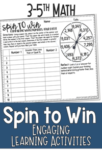 Math Games for Third, Fourth Grade, and Fifth Grade
