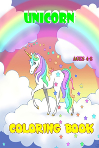 Unicorn Coloring Book Ages 4-8