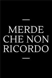 Merde che non ricordo