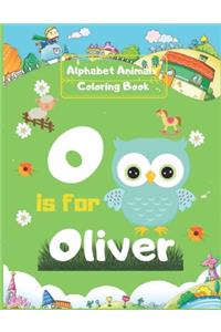 Alphabet Animals Coloring Book