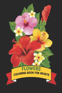 Flowers Coloring Book for Adults