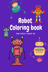 Robot coloring Book For kids