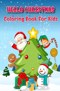 Happy Christmas Coloring Book For Kids