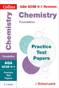 Collins GCSE 9-1 Revision - Aqa GCSE Chemistry Foundation Practice Test Papers