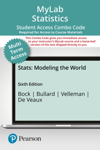 Mylab Statistics with Pearson Etext -- 24-Month Combo Access Card -- For STATS