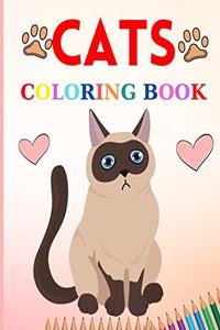 Cats Coloring Book