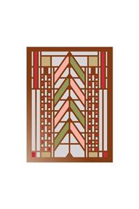 Frank Lloyd Wright Tree of Life Large Embellished Notecards