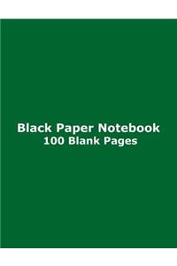 Black Paper Notebook - 100 Blank Pages