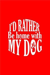 I'd Rather Be Home With My Dog