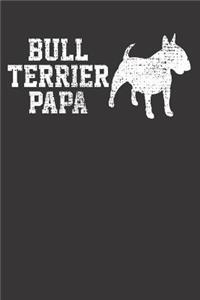 Bull Terrier Dad Father Notebook Journal