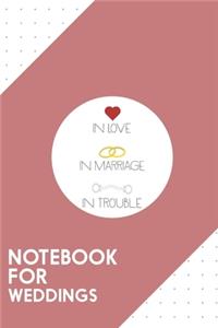 Notebook for Weddings