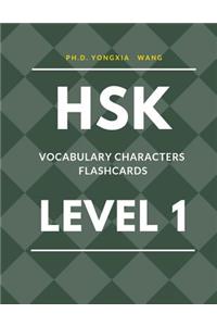 HSK Vocabulary Characters Flashcards Level 1