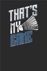 That's My Game