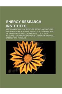 Energy Research Institutes