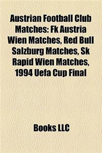 Austrian Football Club Matches
