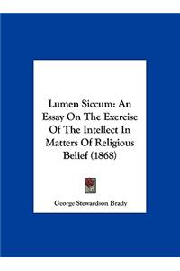 Lumen Siccum