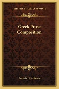 Greek Prose Composition