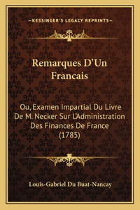 Remarques D'Un Francais