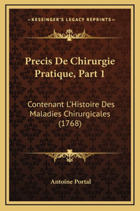 Precis De Chirurgie Pratique, Part 1