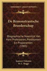 De Remonstrantsche Broederschap