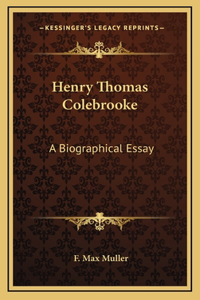 Henry Thomas Colebrooke