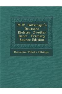 M.W. Gotzinger's Deutsche Dichter, Zweiter Band