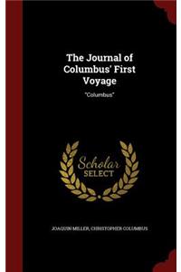 Journal of Columbus' First Voyage