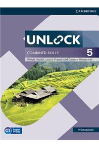 Unlock Combined Skills Level 5 Workbook