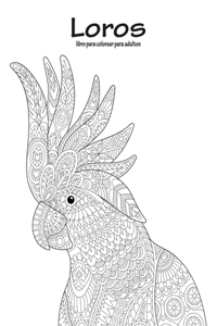 Loros libro para colorear para adultos 1