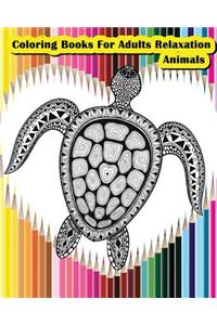 Coloring Books For Adults Relaxation Animals