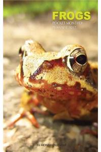 Frogs Pocket Monthly Planner 2017