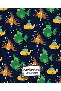 Fish Pattern Journal / Notebook / Diary: Notebook / Journal / Diary